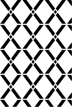 Template painting reusable wallpaper geometryczna23, фото