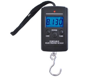 Електронна вага риболовча гачка до багажа шлях багажна подорож 40kg, фото