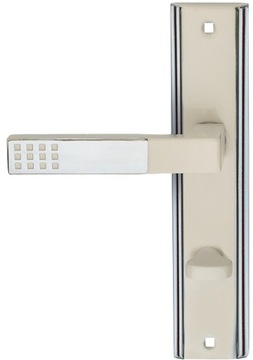 Handle aurora white/ chrome blocking lazienkowa right, фото