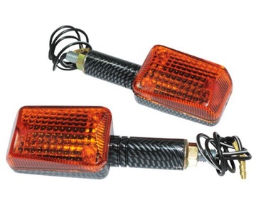 Turn signal turn signal carbon orange glass long holder to atv, фото