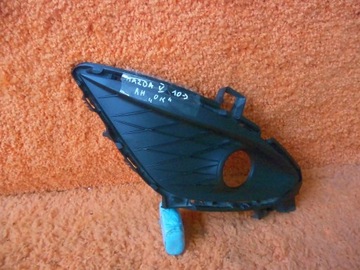 10+ mazda v 5 lattice right cap front bumper original, фото