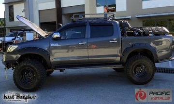 Расширения крыльев 75mm toyota hilux revo 2015-, фото