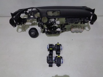 Mazda 2 plank panel torpedo airbag panels complete, фото