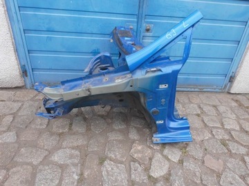 Quarter seat ibiza 6j left front blue lz5f, фото