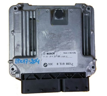 Ecu mini cooper 1. 6d 0281018991 dde8519663 в комплекте, фото