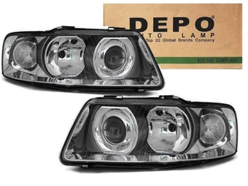 Depo headlights lantern set audi a3 set. restyling 2000-03, фото