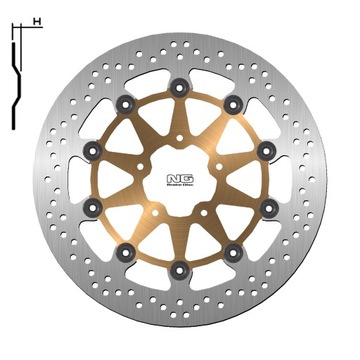 Ng458 brake disc suzuki gsx1300 hayabusa 99-, фото