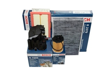 Set 4 filters bosch peugeot 1007 307 308 1. 6hdi, фото