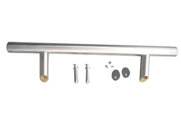Door handle fasteners gate door inox fi 32 mm 380/ 580/ 45*, фото