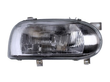 Headlight front headlight vw golf 3 91 - right tyc h4, фото