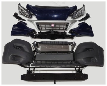 Front complete pomegranate fiat ducato light led backlight 2014-, фото
