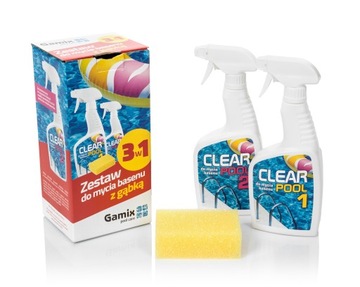 Set to washing purification pool sponge 3w1 gamix, фото