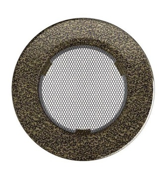 Lattice round fi 100 black-gold symbol fi/ 100cz, фото