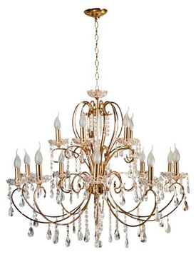 Chandelier crystalline glamor lantern з crystals, фото
