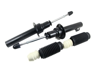 Shock absorbers x2 front+bumpers+protection jeep cherokee 3 05-, фото
