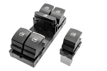 Vw golf v vi 6 polo tiguan power windows control unit chrome, фото