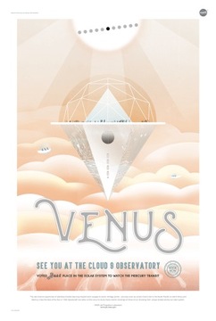 плакат-Игра НАСА VENUS 91X61 -9-12/74