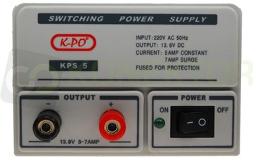 K-PO KPS-5 ZASILACZ STABILIZOWANY 13,8V 7A
