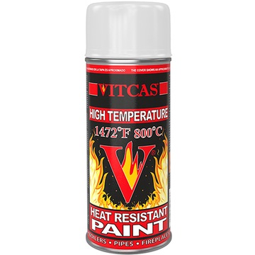 Термостійка фарба VITCAS-Біла 800 ° C