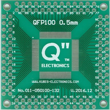 QFP100, TQFP100, LQFP100, VQFP100 0.50 мм для 4xidc2x13