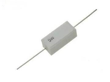 Резистор цементный резистор 0r1 0.1 Ohm 5W x5pcs