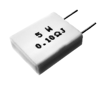 Резистор металлическая пластина 5W 0r33 безиндуктивный 4шт