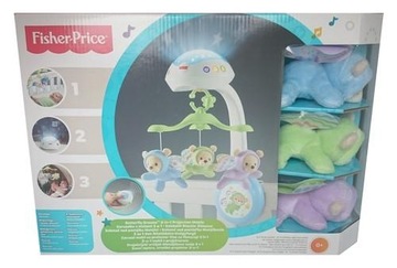 FisherPrice Karuzela z Misiami Projektor CDN41 3w1