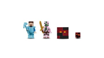 LEGO MINECRAFT 21130 ЖЕЛЕЗНАЯ ДОРОГА В МИРЕ НЕДР
