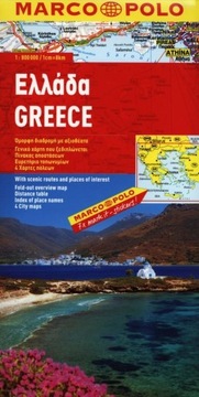 Grecja Mapa Marco Polo 1:800 000