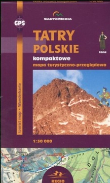 Tatry Polskie kompaktowe mapa