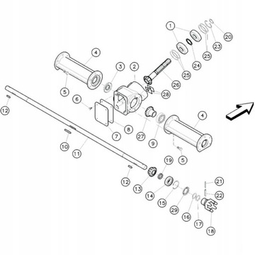 Коническая шестерня 15 зубьев Kuhn 58556010