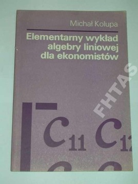 ELEMENTARNY WYKŁAD ALGEBRY LINIOWEJ