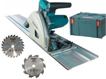 Погружная пила MAKITA SP6000J, рейка 1,5 м, 3 диска