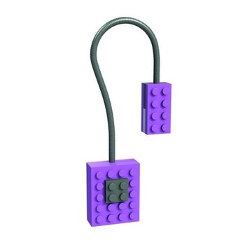 Lampka Block Light UV - Purple - jak klocki LEGO