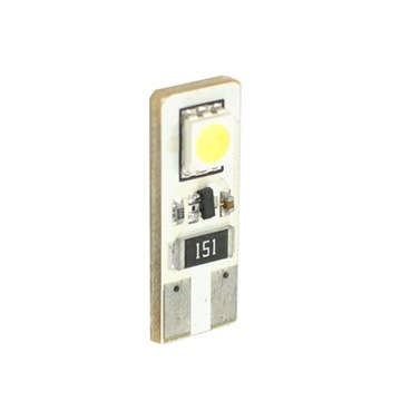 ŻARÓWKA LED dioda W5W T10 5W CANBUS SMD BIAŁA L301