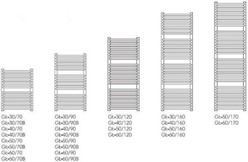 Радиатор DR.STANDARD 30X70 312Вт, РАЗМЕР=250ММ