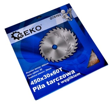 Tarcza do drewna z węglikiem 350x30x60T otwory