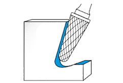 Фреза Напильник с хвостовиком KEL 10x25 хвостовик 6