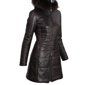 Dámska kožená zimná bunda DORJAN ANG123 L