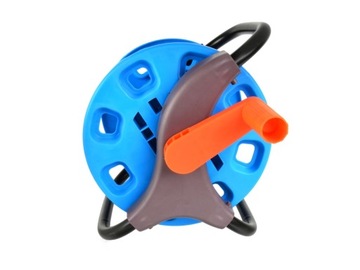 GEKO G732 синяя тележка для садового шланга на 25 м