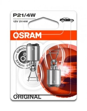 Лампа OSRAM P21W/4W 12 В, 21/4 Вт, 2 шт.