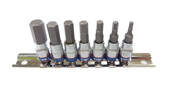 KOMPLET NASADEK INBUS IMBUS 1/4' 3 - 10 KING TONY