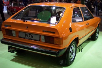 Внешний порог левый VW Scirocco 1 Mk1