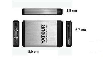 ЧЕЙНДЖЕР ЭМУЛЯТОР MP3 МОДУЛЬ USB SD AUX HONDA Accord Civic CR-V YATOUR