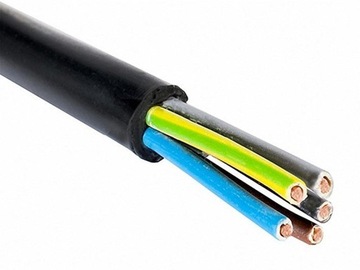 KABEL ZIEMNY PRZEWÓD ENERGETYCZNY YKY 5x1,5 RE 1kV 1 m