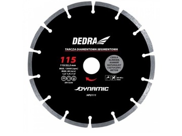 DEDRA Tarcza diamentowa DYNAMIC 125x22,2 HP2112