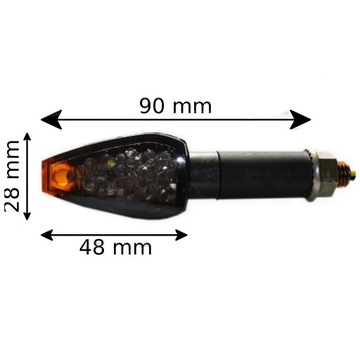 Светодиодные индикаторы кафе Racer Custom Bobber 2 ПК.