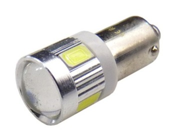 Mocna żarówka LED T4W Ba9s Soczewka 360 st 24V RS