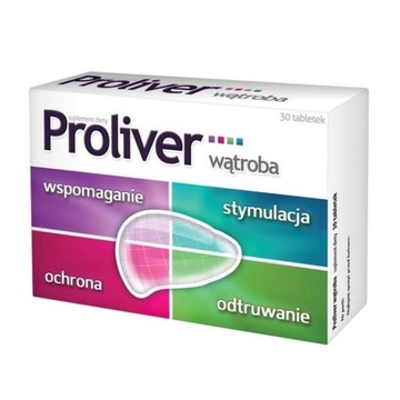 PROLIVER ZDROWA WĄTROBA OCHRONA ODTRUWANIE 30tab