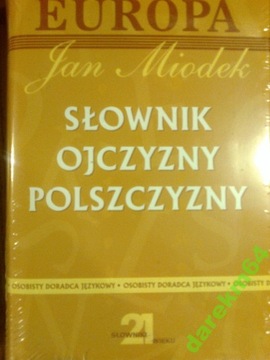 Słownik ojczyzny polszczyzny Jan Miodek